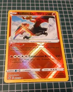 Pokemon TCG Radiant Charizard Crown Zenith Holo Card 020/159 Radiant ✅NM✅ - Image 2