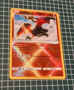 Pokemon TCG Radiant Charizard Crown Zenith Holo Card 020/159 Radiant ✅NM✅ - Image 4