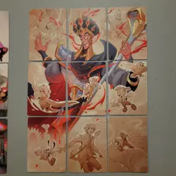 Disney's Lorcana: Reign of Jafar: Art Cards x18 - Art Puzzle Set x2 - Image 3