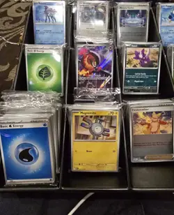 Pokemon Card Bulk lot Over 950 Cards, 3 Sealed Promos, 6 Ex, Box, Various Sets - Image 5