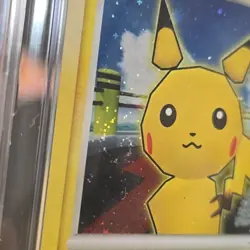 CGC 8.5 Pikachu 2009 Rumble 7/16 Holo Pokemon Card Rare Promo! Double Swirl! - Image 3