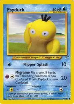 Psyduck 79/105 Common Neo Destiny Pokemon Card - Image 1