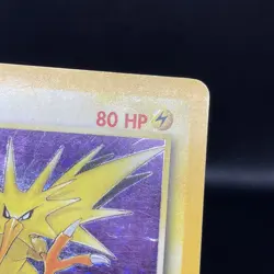 Zapdos #15 15/62 Holo Rare Fossil Vintage WOTC Pokemon Card - MP- CREASE - Image 3