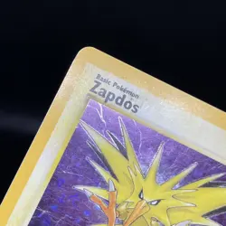 Zapdos #15 15/62 Holo Rare Fossil Vintage WOTC Pokemon Card - MP- CREASE - Image 4