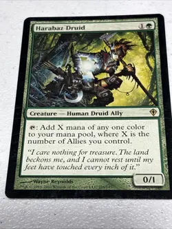 MTG magic cards 1x x1 NM-Mint, English Harabaz Druid Worldwake - Image 1
