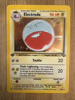 Electrode - 2/64 - Pokemon Jungle 1st Edition Holo Rare Card WOTC MP - Image 1