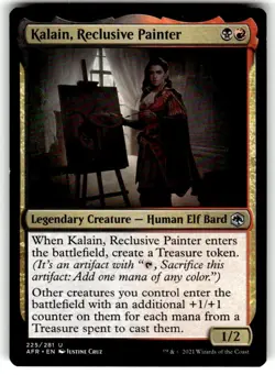 Kalain, Reclusive Painter Adventures in the Forgotten Realms Regular MTG - Image 1