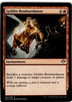 MTG Goblin Bombardment Duel Decks: Speed vs. Cunning Uncommon #24 - Image 1