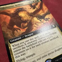 Gluttonous Hellkite (Extended borderless) Modern Horizons 3 (M3C) NM 0073 - Image 2