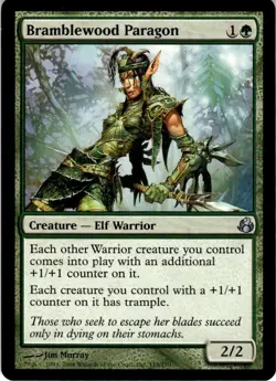 2008 Magic The Gathering Morningtide Bramblewood Paragon #115 Light Play - Image 1