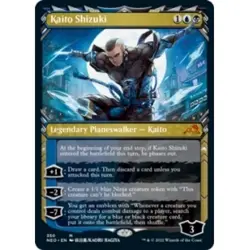Kaito Shizuki (showcase) M/NM Magic: The Gathering MTG Kamigawa: Neon Dynasty - Image 1
