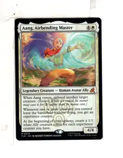 MTG SkeenAB Aang Airbending Master from TLE. NM. - Image 1