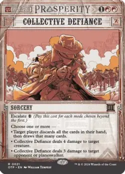 Collective Defiance - Outlaws of Thunder Junction: Breaking News #0021 MTG Magic - Image 1