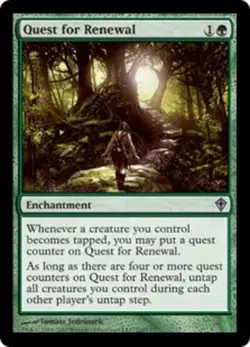 1 x Quest for Renewal - Worldwake - Light Play - MTG - Image 1
