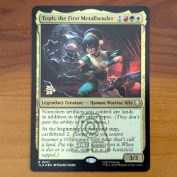 Toph, the First Metalbender - Prerelease Foil Stamped Promo - Avatar TLA MTG - Image 1