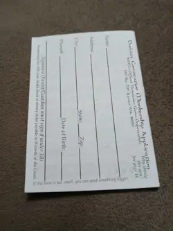 Magic the Gathering 3rd Edition Revised Rule Booklet Mtg White Booklet Insert - Image 2