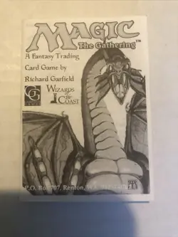 Magic MTG Revised Third 3rd Edition Original Rulebook Rules Book Manual 1994 - Image 1