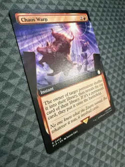 MTG Chaos Warp #0466 Extended Art Rare Universes Beyond: Fallout (PIP) - Image 2