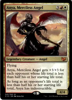 2015 Magic The Gathering Commander 2015 Anya, Merciless Angel #41 Light Play - Image 1