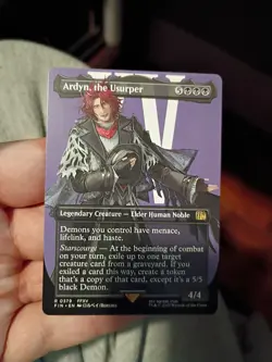 MTG Ardyn The Usurper Borderless NM Final Fantasy - Image 1