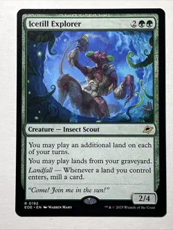 1x Icetill Explorer NM-Mint, English Edge of Eternities MTG Magic - Image 1