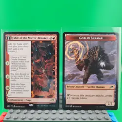 Fable of The Mirror Breaker w/Goblin Shaman Token Kamigawa Neon Dynasty MTG - Image 1