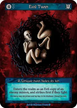 Sorcery: Contested Realm Evil Twin Unique Regular NM (GT) - Image 1