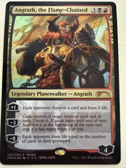 Angrath, the Flame-Chained (Foil) - Promo Mythic MTG NM ?? - Image 1
