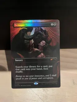 Demonic Tutor (Rainbow Foil) Secret Lair Drop Foil - Image 1