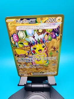 Pokemon TCG Pikachu EX 247/191 Surging Sparks Hyper Rare HR - Image 1