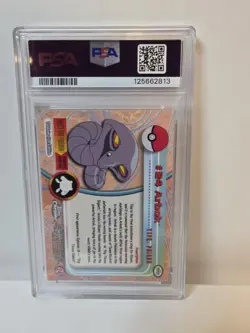 57844452 Arbok 2000 Topps Chrome Pokemon T.V #24 PSA 9 - Image 2