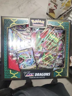 Pokemon TCG: Sword & Shield VMAX Dragons Premium Collection - Factory Sealed - Image 1