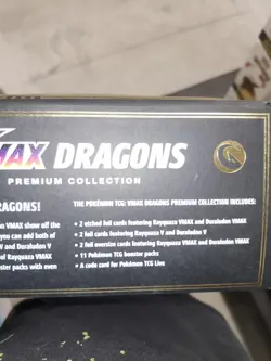 Pokemon TCG: Sword & Shield VMAX Dragons Premium Collection - Factory Sealed - Image 3