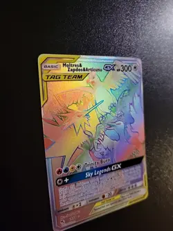 Moltres & Zapdos & Articuno GX - 69/68 - Pokemon Hidden Fates Secret Rare NM - Image 3