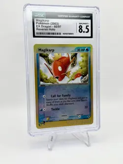 Magikarp 60/97 EX Dragon Reverse Holo Pokemon 2003 Graded CGC 8.5 LOW POP - Image 1