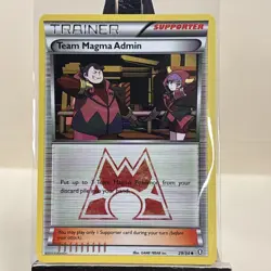 Pokemon TCG Team Magma Admin 29/34 Double Crisis 2015 READ DESCRIPTION 🍀 - Image 1