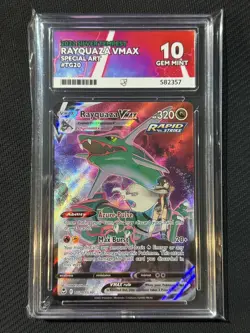 Pokemon Rayquaza VMAX TG20/TG30 Full Art Silver Tempest Perfect ACE 10 - Image 4
