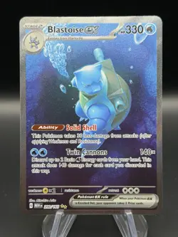 Blastoise EX 200/165 Holo Scarlett and Violet 151 Special Illustration Rare NM - Image 1