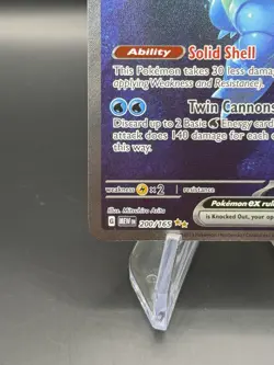 Blastoise EX 200/165 Holo Scarlett and Violet 151 Special Illustration Rare NM - Image 3