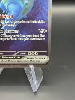 Blastoise EX 200/165 Holo Scarlett and Violet 151 Special Illustration Rare NM - Image 5