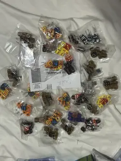 Pokemon TCG Accessory Huge Lot - ETB, Coins, Dice, pins - Image 1