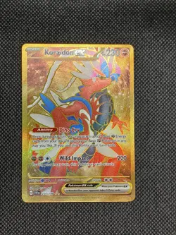 Koraidon ex 254/198 SV1 Base Set Hyper Rare (Gold) Full Art Pokemon TCG NM/M - Image 1