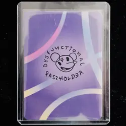 Pokenot Shiny Glassy Patreon Exclusive Glaceon Dysfunctional Passholder Card - Image 2