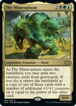 The Mimeoplasm -Foil Light Play MTG Double Masters 2022 - Image 1