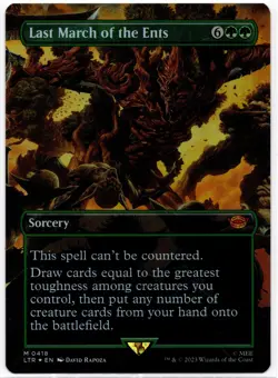 Last March of the Ents BORDERLESS -Foil LP MTG - Image 1