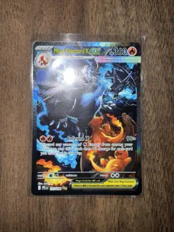 Mega Charizard x Ex 125/094 SR Full Art Pokemon Card English Mint Condition - Image 4