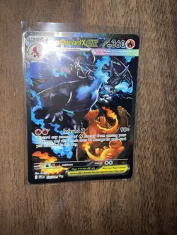 Mega Charizard x Ex 125/094 SR Full Art Pokemon Card English Mint Condition - Image 5