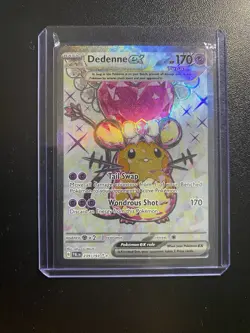 Pokemon Dedenne EX TCG Scarlet & Violet Paldea Evolved Holo Card 239/193 - Image 1