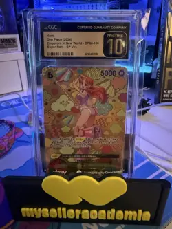 ONE PIECE Cards Nami SP SR Alt Art OP08-106 Japanese CGC Pristine 10 - Image 1
