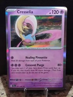 Cresselia 021/064 & Zoroark 032/064 Shrouded Fable Holo Rare Pokemon Cards - Image 3